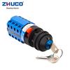 Переключатель-разъединитель Zhuochao SZW26-20C/D404.4YOM, 3-позиционный, 4-полюсный (Без панели, крепление в одно отверстие)