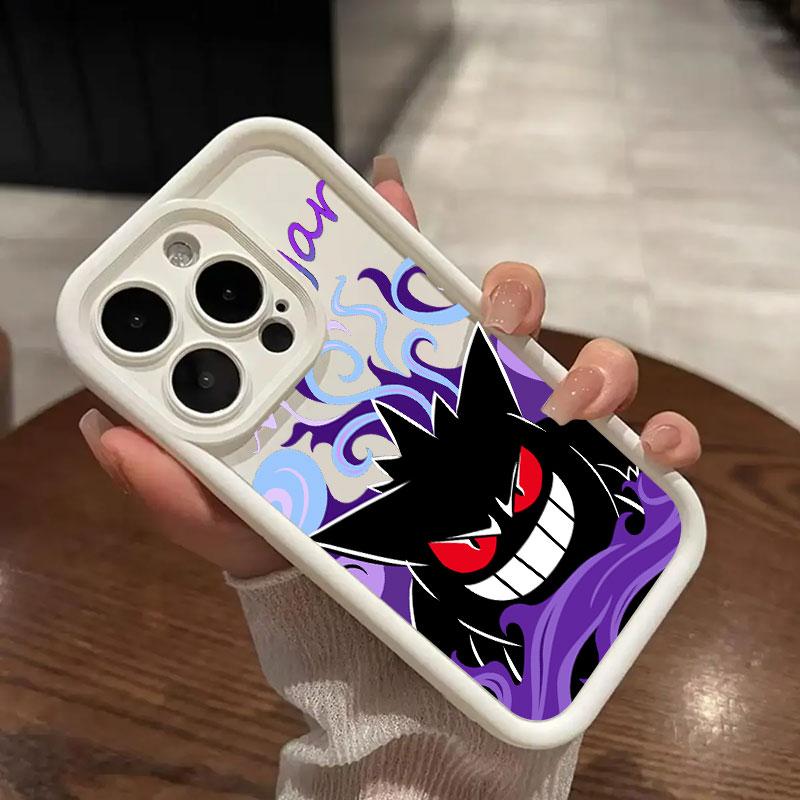 Gengars-Pikachus Monsters Phone Case for iPhone 16 Case iPhone 15 14 13 12 Mini 11 Pro Max 16 Plus XS 15Pro Shockproof Cover
