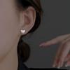 Серьги в форме сердца из стерлингового серебра S925, легкие, роскошные, в стиле Minority, высококачественные, винтажные серьги