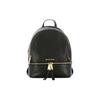 Рюкзак Rhea Zip из однотонной кожи Женский рюкзак Черный 30S5GEZB1LBLACK