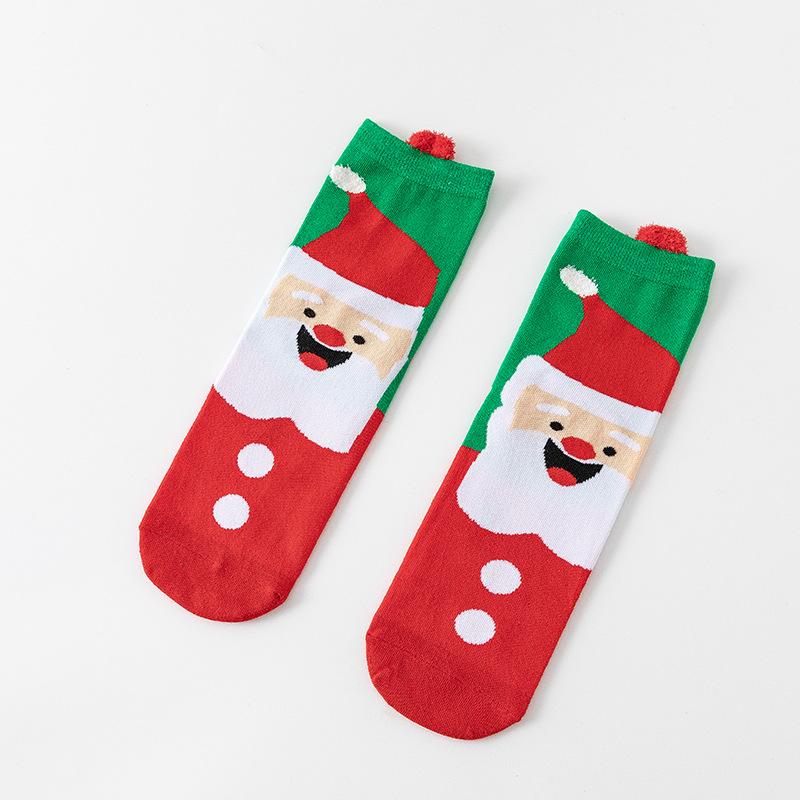 Christmas Cotton Cartoon Socks Merry Christmas Decorations For Home Xmas Ornaments Gifts Party Supplies Happy New Year