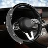 38 см Стразы рулевое колесо автомобиля Чехол с кристально-бриллиантовым сверкающим дышащим противоскользящим модным протектором рулевого колеса