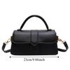 Pu Leather Women Commute Crossbody Bag Square Carrying Vintage Underarm Handbag Minimalist Waterproof Fashion Shoulder Bag