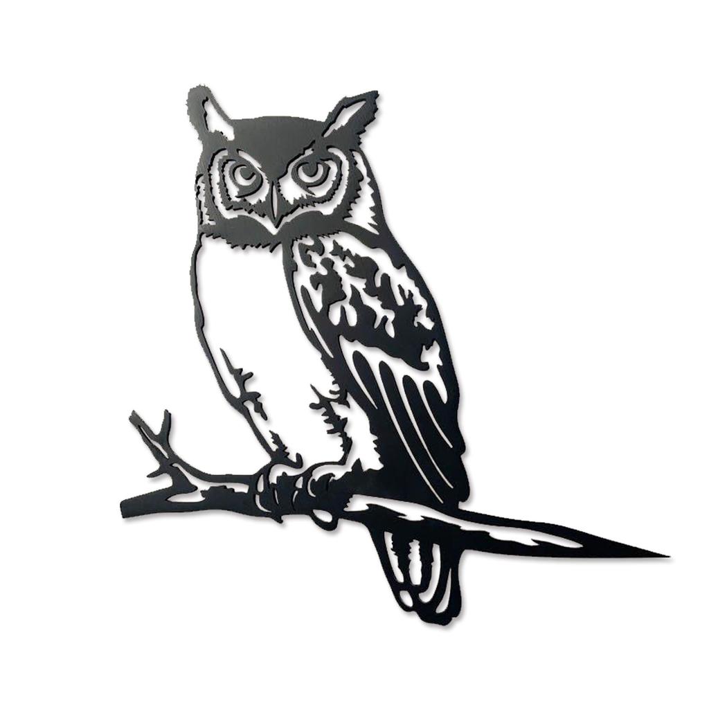 Outdoor Bald Eagle Metal Yard Decoration - Courtyard Art Statue