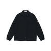 STONE ISLAND Куртка из переработанного хлопка с одним карманом и воротником Мужская куртка Черный 751510704-V0029