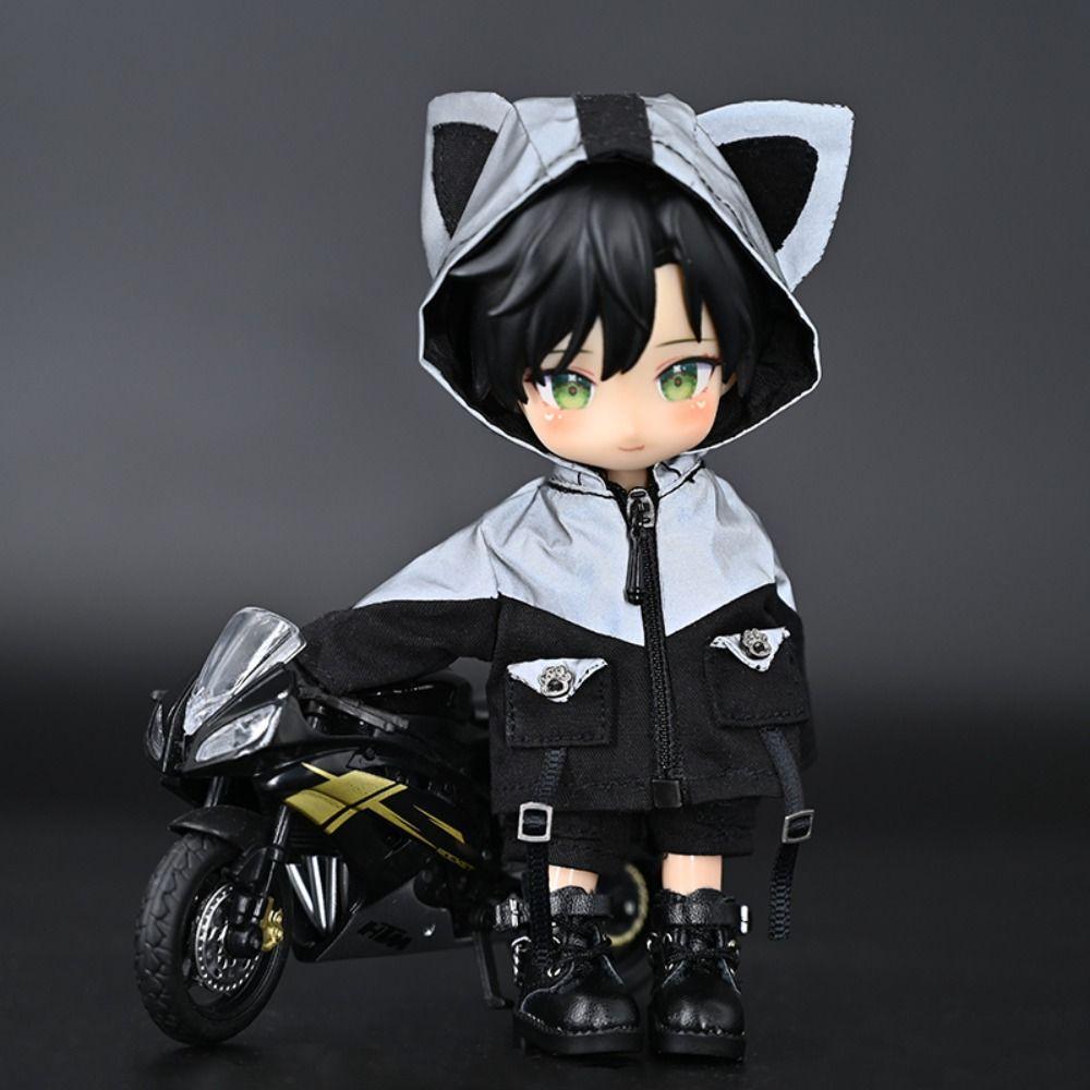 Casual Wear Doll Reflective Jacket Decoration Doll Coat Dolls Accessories Ob11 Clothing Obitsu11