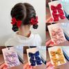 2 Pcs Bow Hair Clip Elegant Flower Hair Clips For Kids Ladies Set Hairpin Hair Accessories Korean Style Bair Accessories