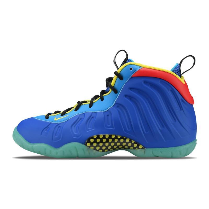 Nike Детские кроссовки Little Posite One Multi-Color Game Royal GS DQ0376-400