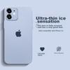 Чехол NEYAA для IPhone 12, Защитный чехол для IPhone 12 с полной защитой объектива, Ультратонкий прозрачный матовый ударопрочный мягкий чехол, Цвет: Далекая горная синева