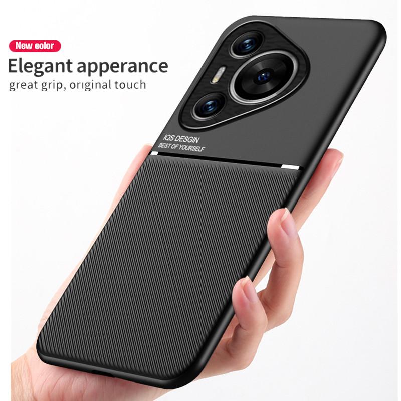 Прочный нескользящий портативный чехол для Huawei Pura 70 Ultra P70 Pro, автомобильный магнитный держатель-присоска, чехол Fundas Capa