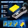 Roadsun 2pcs 9005/HB3 9006/HB4 9007 H1 H4 H7 H11 H13 Bulbs High&Low Lamps 25000LM 150W LED Bulbs CSP Chips With Cooling Fan