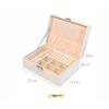 Double Jewelry Box Large Capacity Leather Jewelry Storage Box with Lock Earrings Jewelry Ring Necklace Bracelet Storage Box