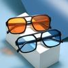 Vintage Square Sunglasses Woman Retro Brand Mirror Sun Glasses Female Black Yellow Fashion Candy Colors
