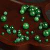 Dragon Knot Green Jade Beads - 10 Greenish-blue Jasper Round Pieces for DIY Bracelets and Necklaces