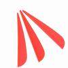 12 PCS 3 Inches Feather DIY Arrow Fletching Accessories for Archery Hunting Shooting(Red)