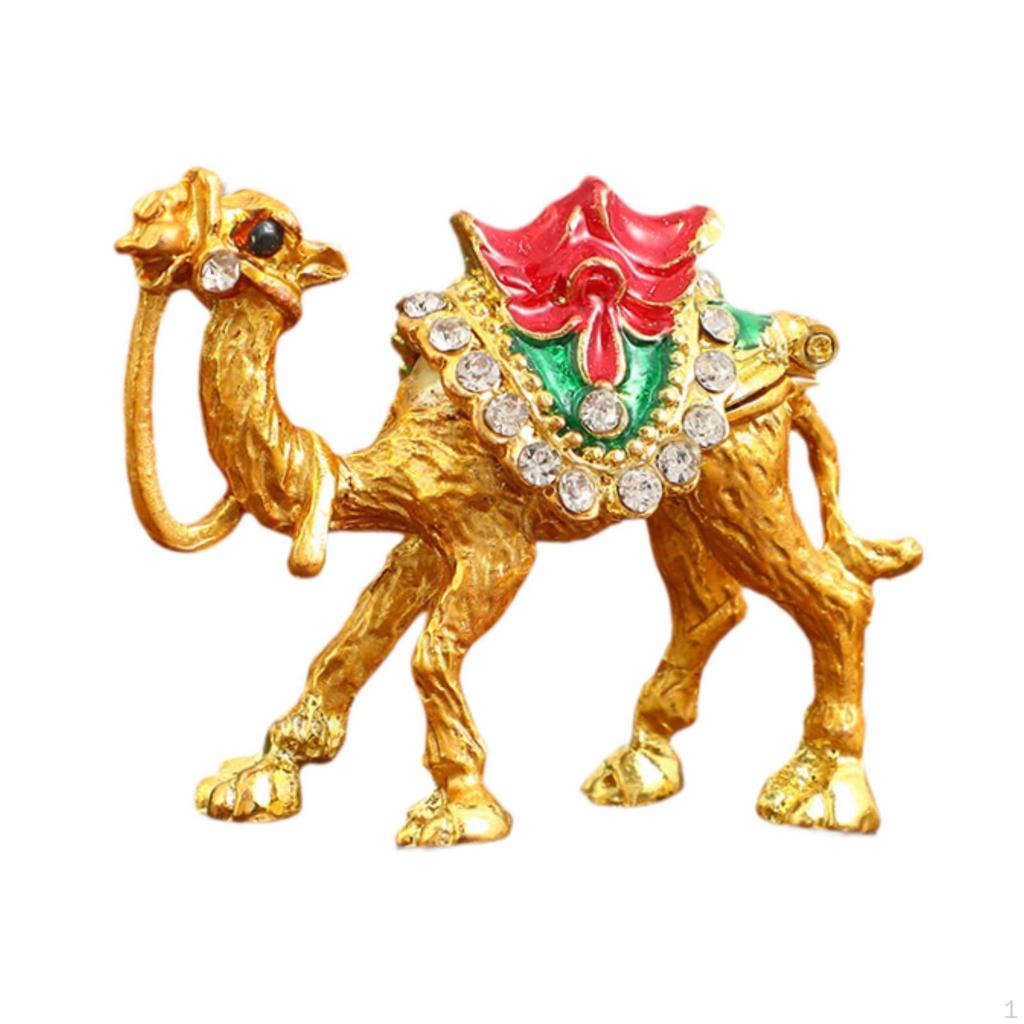Camel Figurine Jewelry Box ,Trinket Box,Treasure Case, Organizer for Home Decor