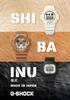 Часы Сделано в Японии SHIBAINU Коричневый [Casio] G-Shock [] GA-100SHB-5AJR Мужские