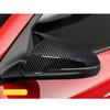 For Hyundai Veloster 2018-2025 Side Mirror Cover Cap Carbon Fiber Look ABS Car Exterior Accessories Left Right
