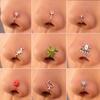 Fake Piercing Nose Ring Creative Frog Rabbit Insect U-shaped Nose Clip Women Fashion Body Piercing Jewelry Gift