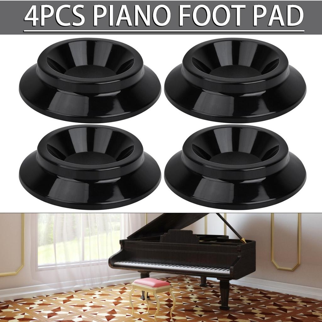 Piano Caster Cups Floor Protector for Upright Piano Non-Slip Anti-Noise Foot Pad