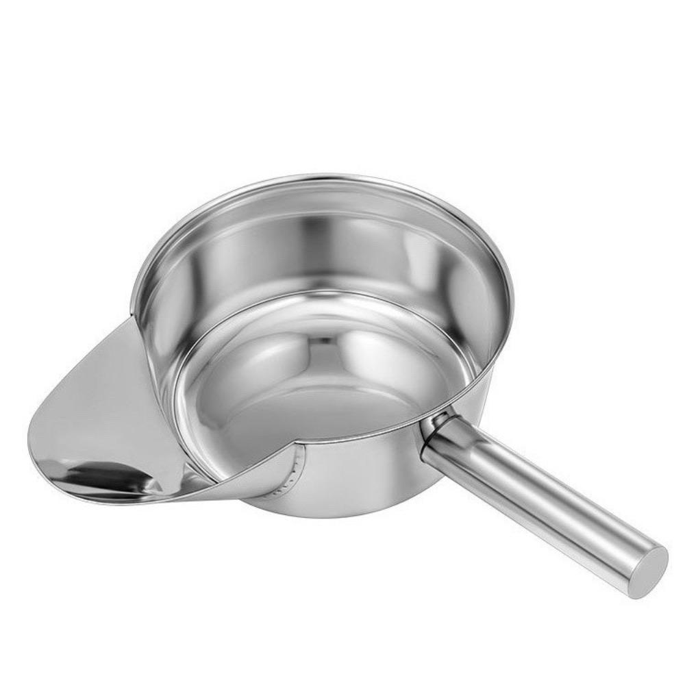Совок для упаковки из нержавеющей стали Утолченная ложка-черпак с утиным клювом Кухонный гаджет Миска для смешивания жареной пищи Ресторан быстрого питания