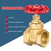Versatile Brass Gate Valve with Female Thread 1/2" 3/4" 1" for Enhanced Plumbing Operations