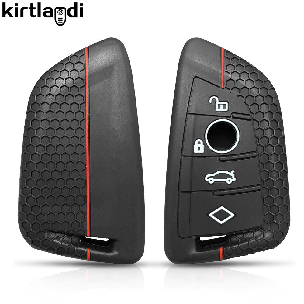 Силиконовый чехол для пульта ключа, протектор для BMW G30 G05 X5 F15 X6 F16 7 серии G11 X1 F48 F39 X4 X3 F40 2021 Бесключевой корпус брелока