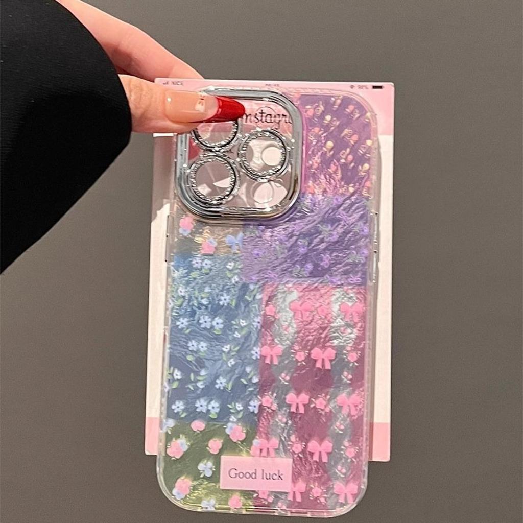 Fine Hole Glacier Pattern Mobile Phone Case Internet Celebrity Goddess Frosted All-inclusive Couple Cooling Frosted Translucent Simple Style