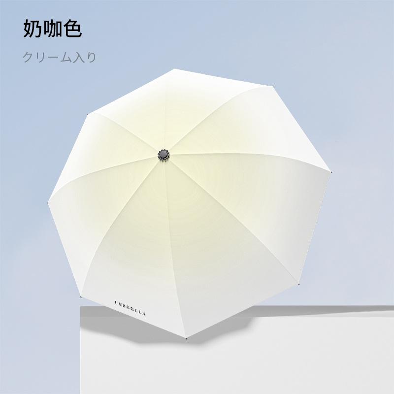 Gradual Change Color Umbrella Automatic Large Sturdy Folding Umbrella Premium Sense Umbrella Ins Large High-end Dual-use