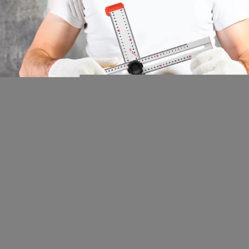 T-square, Aluminum Alloy Sliding T-square, Woodworking Ruler, Marking Gauge, Adjustable Angle, Positioning Scribe Tool, Architect T-square, Carpentry,