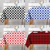 Factory Direct Sales Thickened Pe Plaid Tablecloth Tablecloth Disposable Party Supplies Waterproof And Oil-Proof