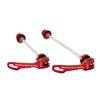 NOVATEC D791SB D792SB MTB 32 Hole Disc Hubs NA2354 + w/Skewers,1 Pair, Red,