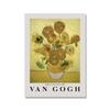 Famous Van Gogh Artist Starry Sky Oil Painting Sunflower Exhibition Poster Flower Natural Wall Art Canvas Painting Home Decor No Frame