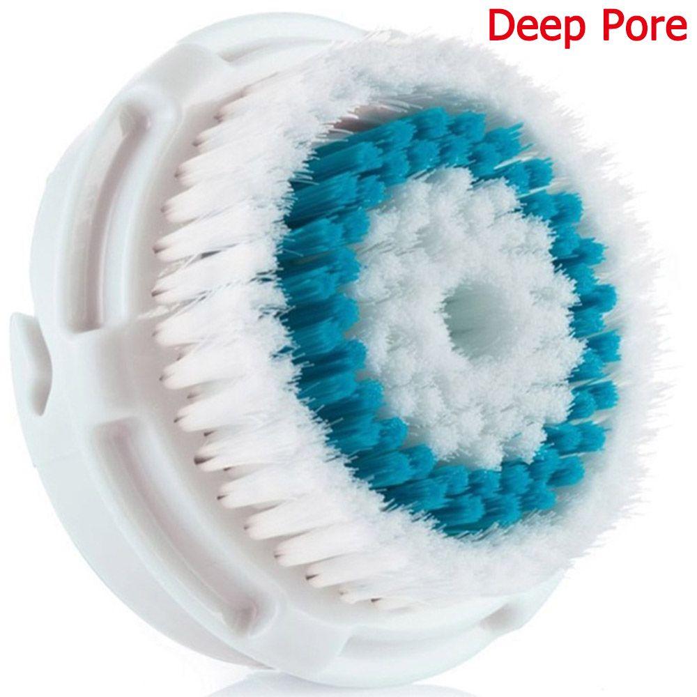 Обычная Чистка Отбеливание Акне Сменная Головка Ультразвуковая Звуковая Очищающая Щетка Очищающие Средства для Лица