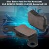 Комплект дисковых тормозных колодок для мотоцикла, квадроцикла, скутера Kawasaki KLE ZZR250 ZXR250 KLE500 Suzuki AG100