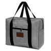 Extra Large Storage Tote with Zippers & Carrying Handles Waterproof & Moisture-Proof Clothes Organizer Bag Heavy-Duty Oxford Cloth Moving Bag