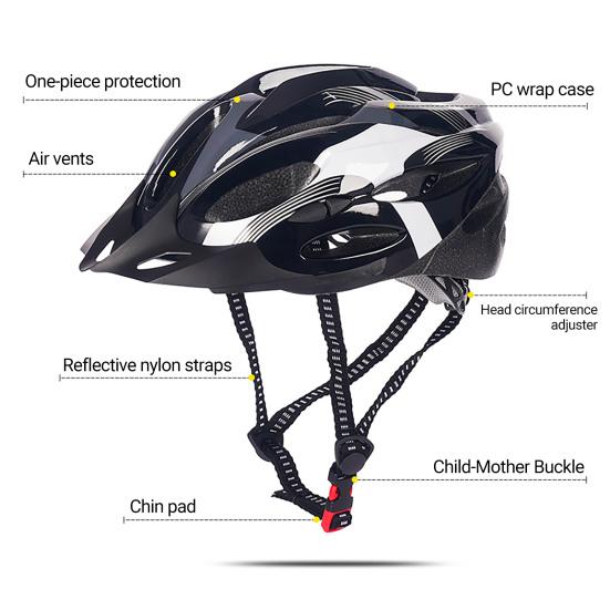 Велосипедный шлем дышащий амортизирующий один размер комфорт с подкладкой козырек шлем для горного велосипеда для мужчин женщин