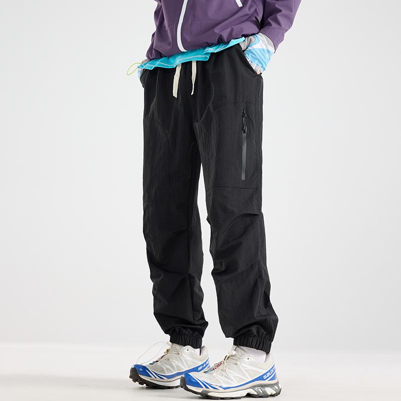 Брюки High Street Charge Мужские Весенне-осенние Средней толщины Американский трендовый бренд Прямые Спортивные Свободные Рабочие Спортивные брюки