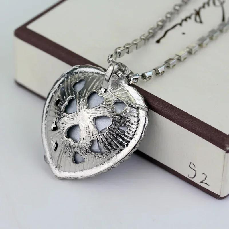 Titanic Heart Of The Ocean Necklace For Women Blue And Red Crystal Chain Fashion Party Jewelry Gift