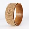 PU Cork Yoga Wheel for Shoulder Opening, Backbend, and Pilates Exercises