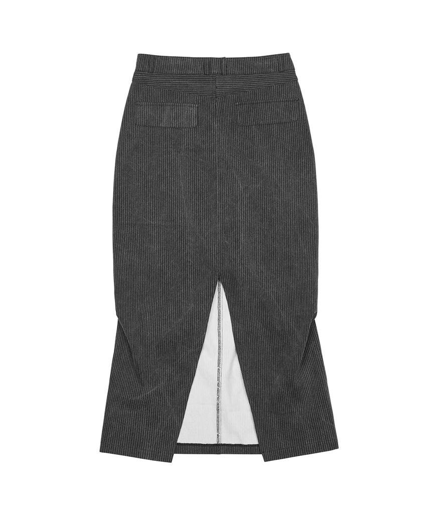Love Is True Am Cargo Long Skirt(Black)