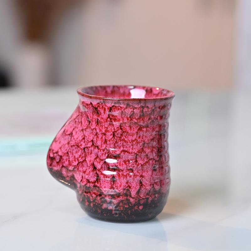 Увеличьте емкость печи, чашка для воды, керамическая чашка, чашка для ветра, керамическая чашка для латте для домашнего использования