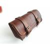 Motorcycle Side Pouch One Bag Brown Leather New Round Pouch Saddle Bags Panniers
