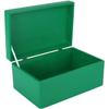 Boîte De Rangement En Bois Verte Creative Deco - 30 X 20 X 14 Cm - Avec Couvercle