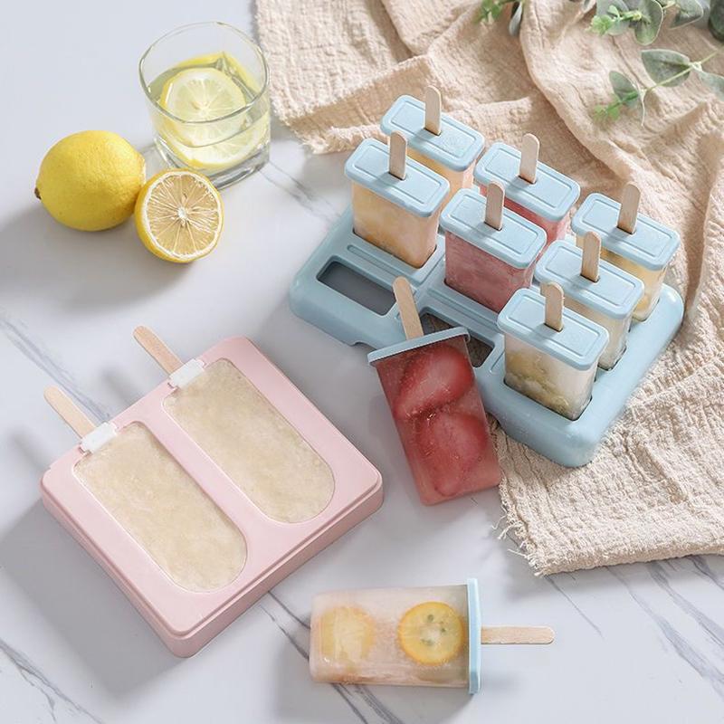 Форма для мороженого Эскимо DIY Домашняя машина для мороженого Профессиональная форма для эскимо Формы для эскимо Лоток Кухонные DIY Аксессуары