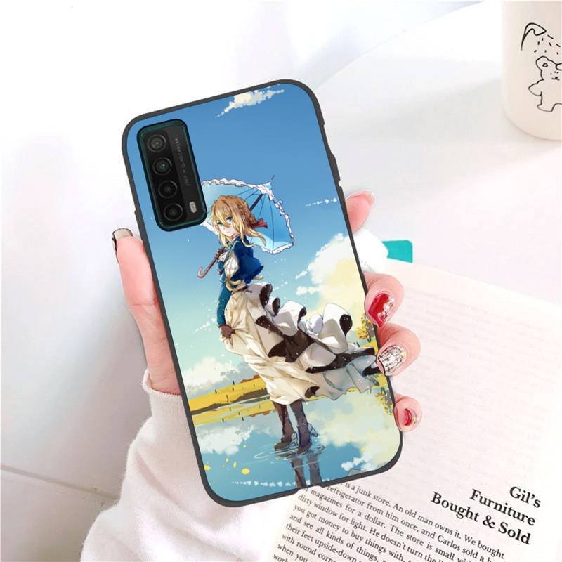 Фиолетовый чехол для телефона Evergarden для Honor 7A Pro 7C 10i 8A 8X 8S 8 9 10 20 Lite, силиконовый чехол