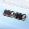0,96-дюймовый OLED-дисплей Белый/Синий 12864 Модуль экрана с матричной клавиатурой с 4 ключевыми интерфейсами I2C SSD1315