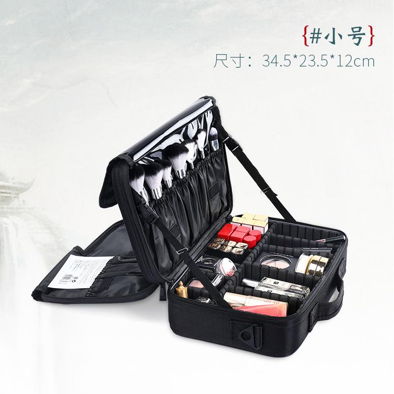 Профессиональный чехол для макияжа женский дорожный большой вместительный ящик для инструментов для красоты ногтей косметический органайзер чемоданы для коробок для хранения макияжа