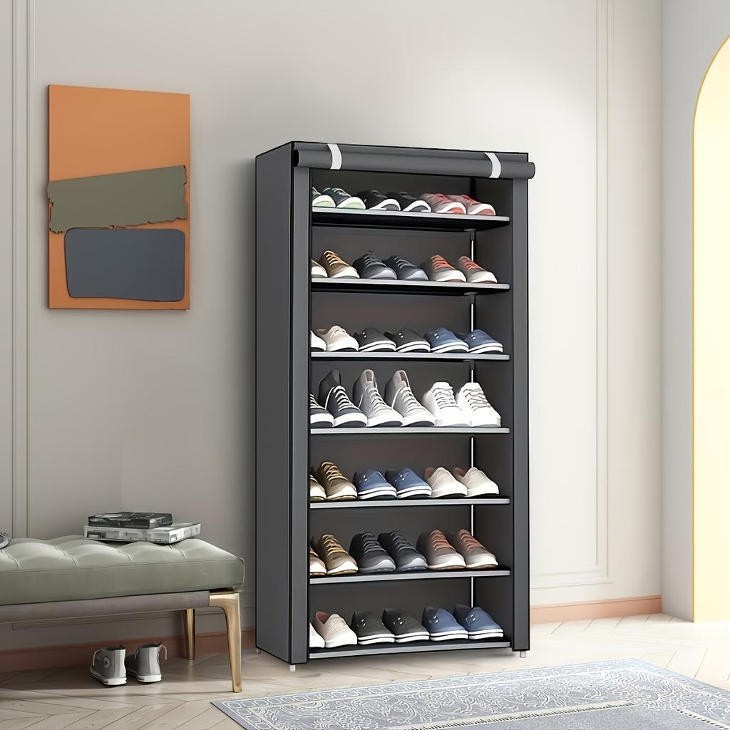 Dust-proof Shoe Cabinet Economical Multi-layer Steel Tube Assembly Dust-proof Shoe Cabinet | for Student Dormitories and Home Storage