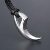 New Moon Imitation Wolf Tooth Couple Necklace, Non Fading Fashion Trend Design, Punk Hip-hop Cool Pendant Men's Portable Accessory